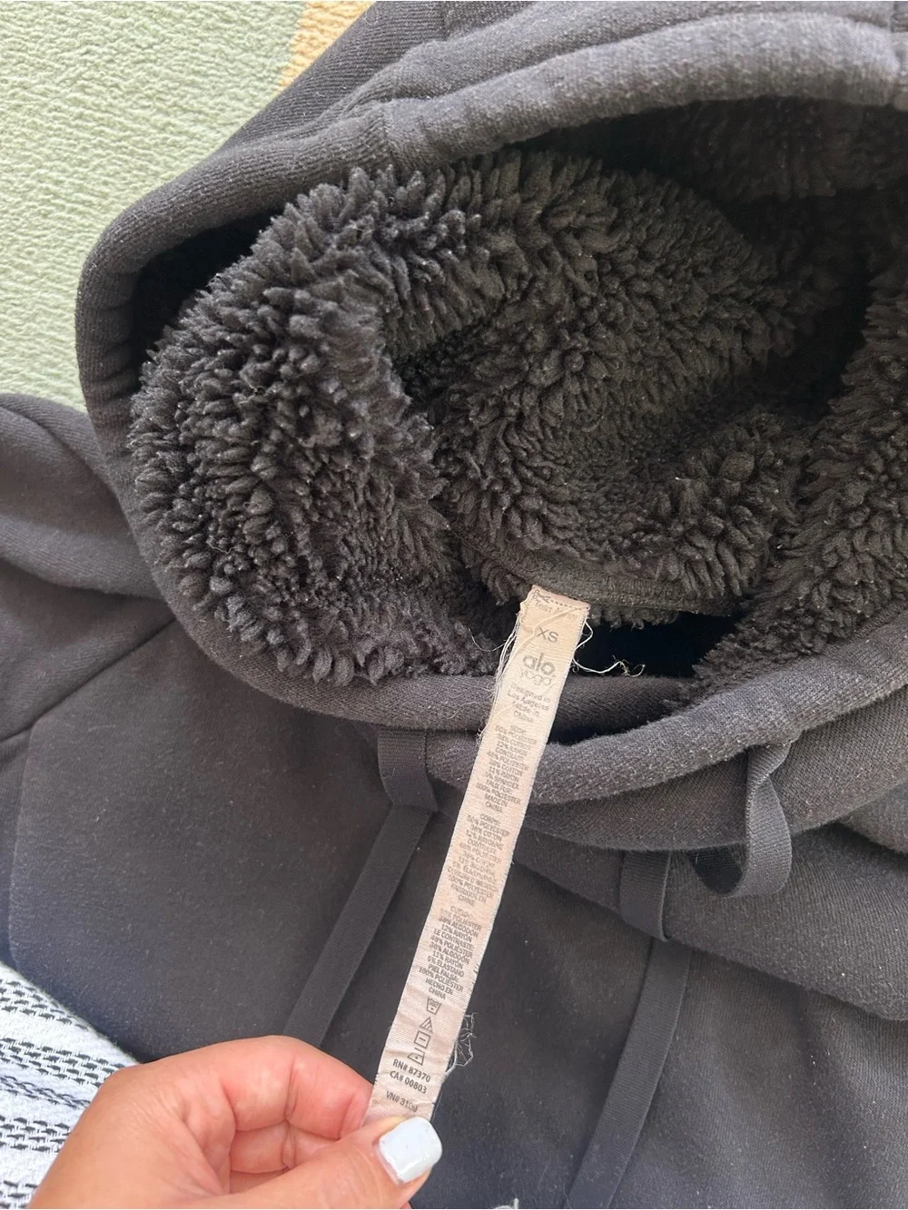 ALO Yoga Frost Shearling Lined Hoodie